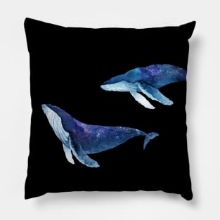 Hydro Flask stickers - ocean blue whale galaxy space | Sticker pack set Pillow