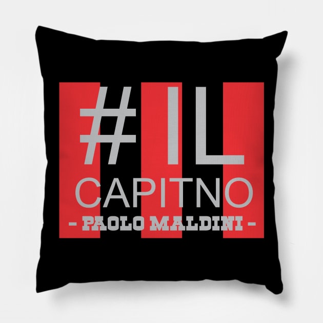 IL CAPITANO MALDINI Pillow by Zzulfiqor