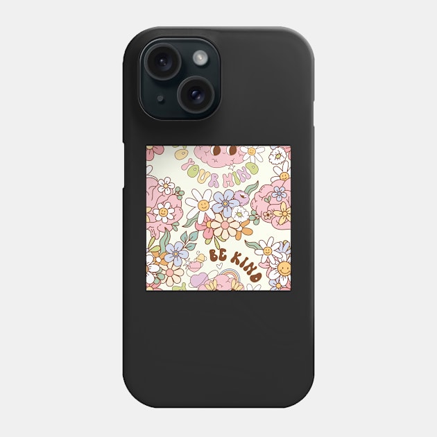 Be Kind Phone Case by Milibella