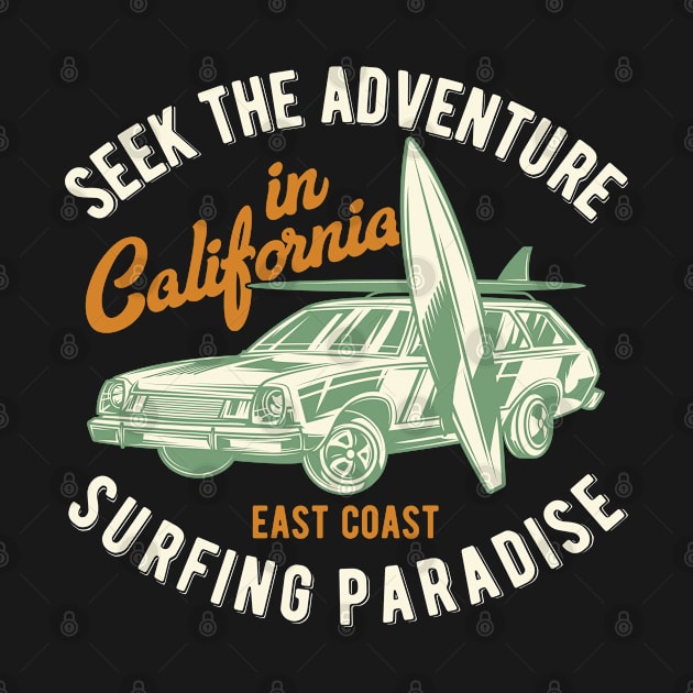 Seek The Adventure in California Surfing Paradise by JabsCreative