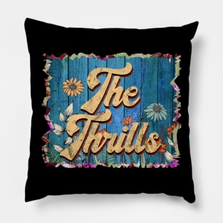 Vintage Thrills Name Flowers Limited Edition Classic Styles Pillow