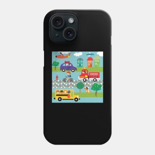 Kids transportation Phone Case