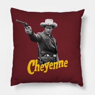 Cheyenne - Clint Walker - Gun - 50s Tv Western Pillow