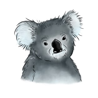 Grey realistic Koala T-Shirt