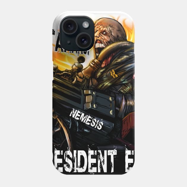 Resident evil 3 remake NEMESIS Phone Case by AndreyG