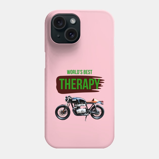 World's best therapy Phone Case by MOTOSHIFT