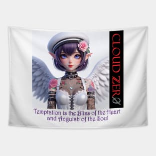 Goth Elf Angel Girl Tapestry