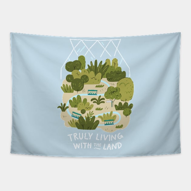 Truly Living with the Land - Light Tapestry by Britt