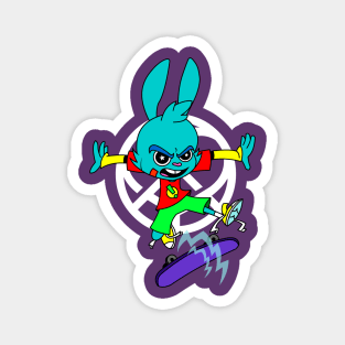 Skate Bunny! Magnet