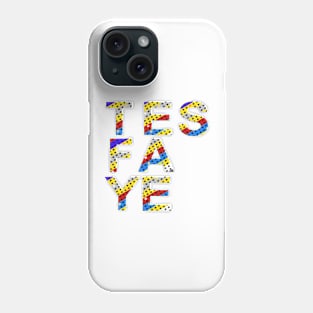 Tesfaye, name, typography Phone Case