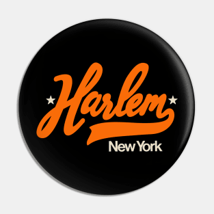 Vintage Harlem New York - Retro Harlem Logo - Harlem Shirt Pin