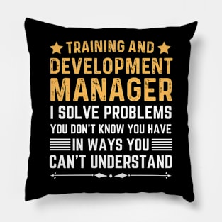 Vintage Assistant Training and Development Manager Pillow