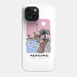 Canary Islands Maspalomas lighthouse Gran Canaria las palmas de Gran Canaria Phone Case