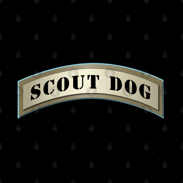 Scout Dog Tab - Silver by twix123844