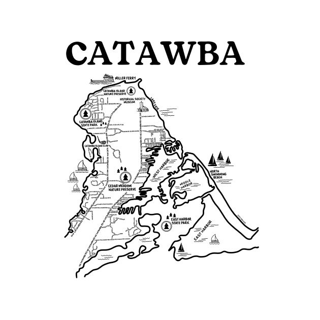 Catawba Map by fiberandgloss