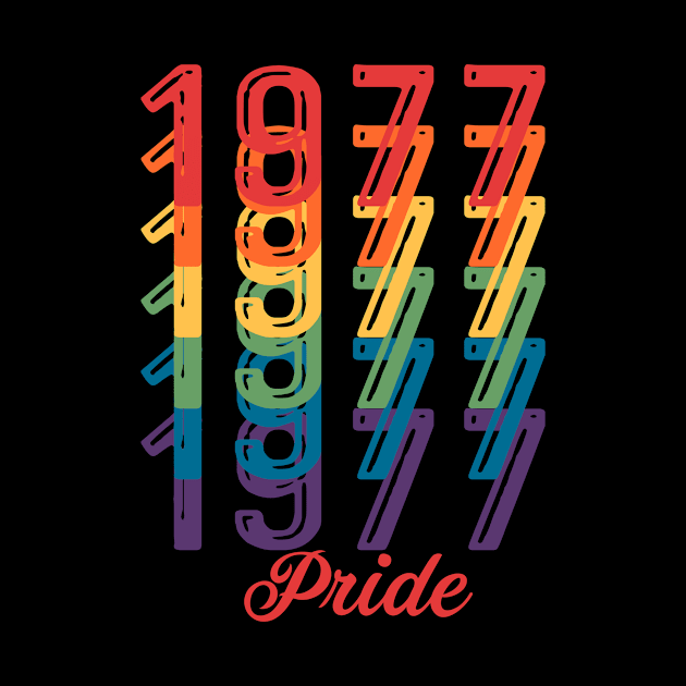 LGBT 43th Birthday Gift 1977 Gay Pride LGBT by huthtuocgay843r