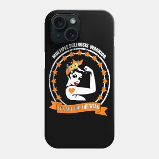 sclerosis multiple awareness warrior gift support fit Phone Case