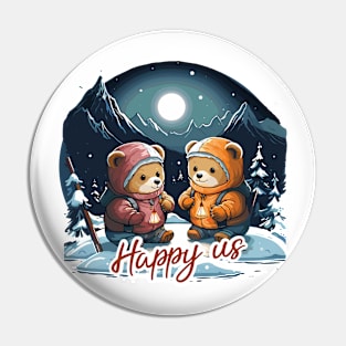 Happy us Pin