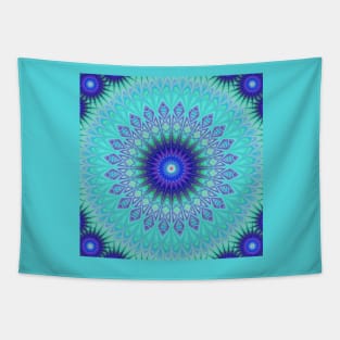 Frozen mandala Tapestry