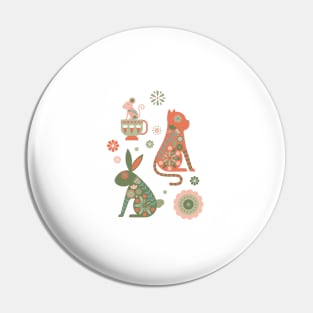 Mad Tea Party - Spring Garden Pin