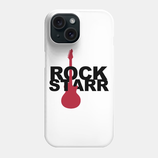 Electric guitar rock starr Phone Case by JewelryArcade