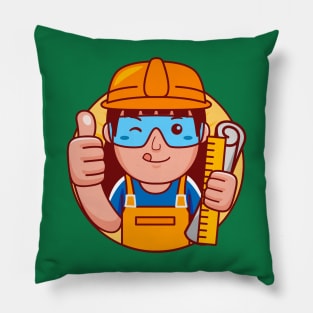 Engineer Woman Pillow