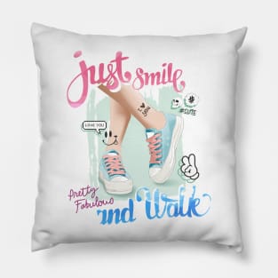 Ask me to make you smile shirt Pillow