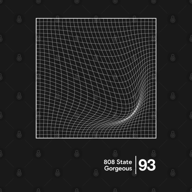 808 State / Minimalist Graphic Artwork Design by saudade