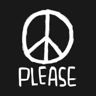 Peace Sign, Peace Please, No War, Antiwar T-Shirt