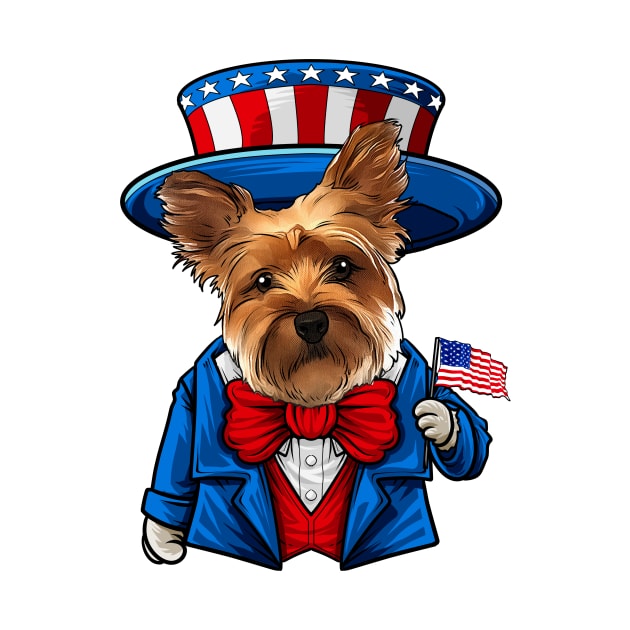 Fourth of July Yorkshire Terrier by whyitsme