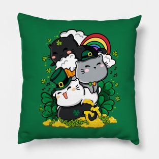 St. PURRtty's Day Pillow