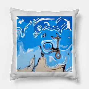 Beach color pattern Pillow