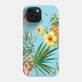 Tropical floral pattern Phone Case