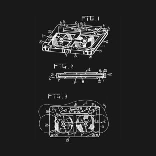 Cassette Patent Design T-Shirt