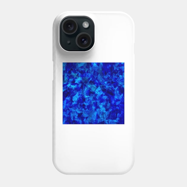 Cobalt Facets Phone Case by DANAROPER