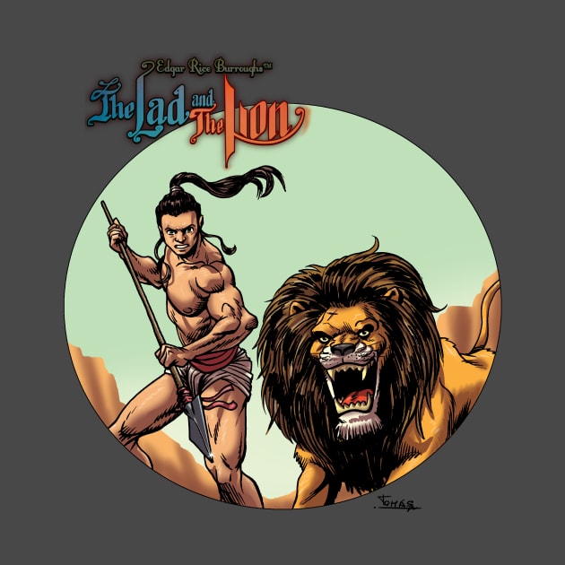 The Lad and The Lion by Tomas Aranda T-Shirts