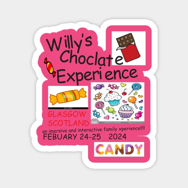 Willy's Chocolate Experience Magnet by MindsparkCreative