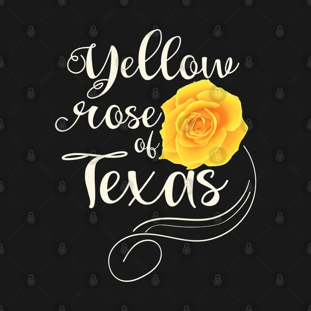 Yellow Rose of Texas_light lettering by ArteriaMix