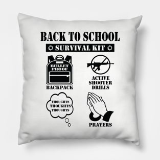 Back to School Survival Kit Pillow