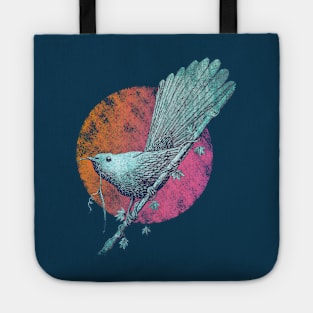 Sunset Summer Nesting Bird Tote