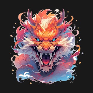 Drache mystisch Lindwurm Monster Ungeheuer Biest T-Shirt