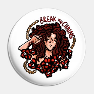 Break the Chains - Eo Red Rising Pin