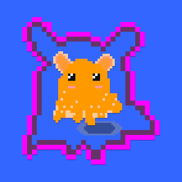 Flapjack Octopus Pixel by asteroid