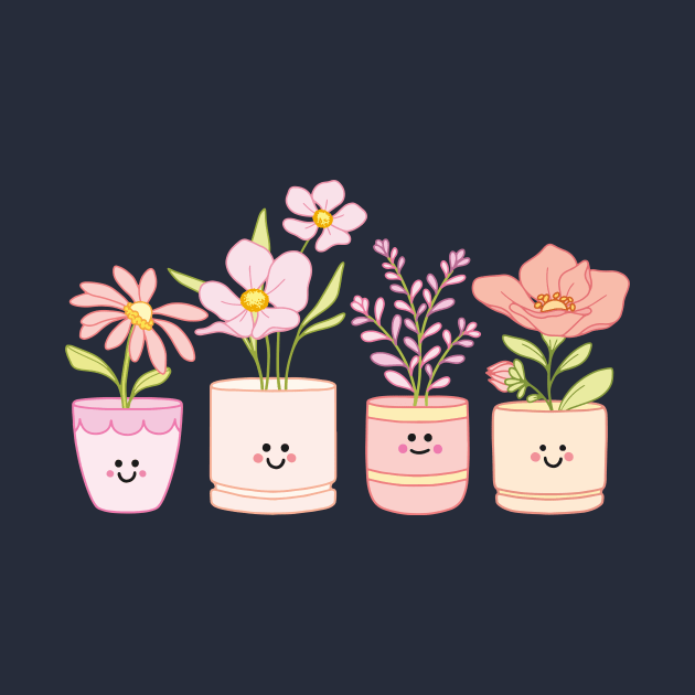 Flower Pot Friends by The Rosy Redhead