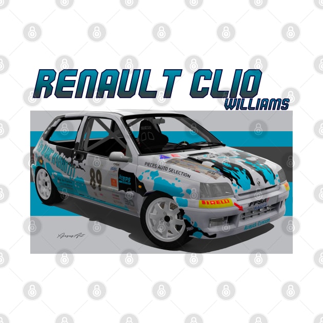 Renault Clio Williams by PjesusArt