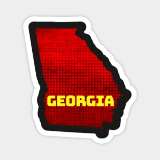 Georgia Atlanta Savannah Valdosta Tybee Island Augusta Macon Columbus Marietta Magnet