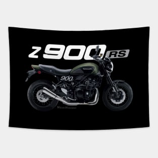 Kawasaki Z900RS 18 green, s Tapestry