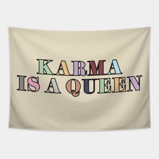 Karma Is A Queen Tapestry