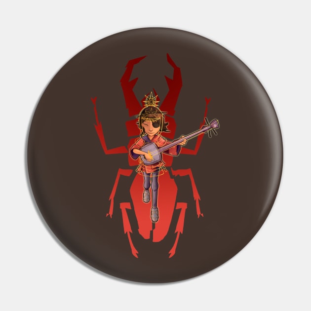 Kubo and The Two Strings-Destiny Pin by Visual_Discord