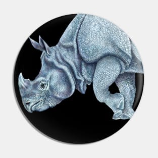 Rhinoceros Pin